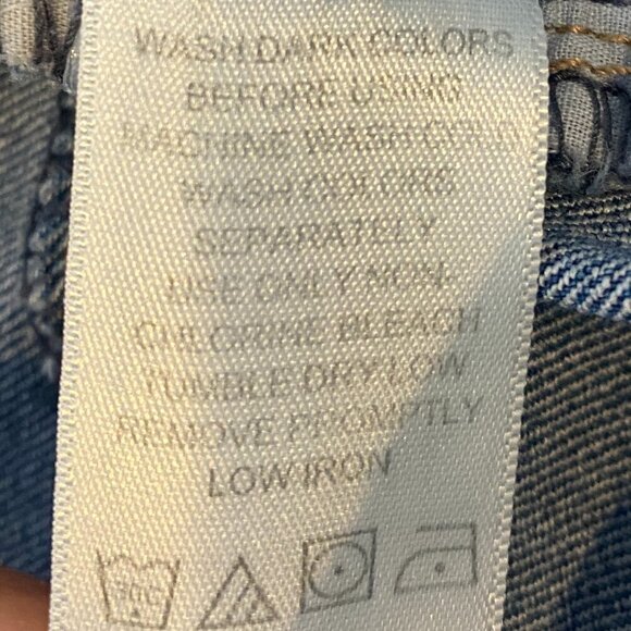 Woman Within Straight Leg Embroidered Blue Jeans Sz 22W Tall #344A - Picture 9 of 9